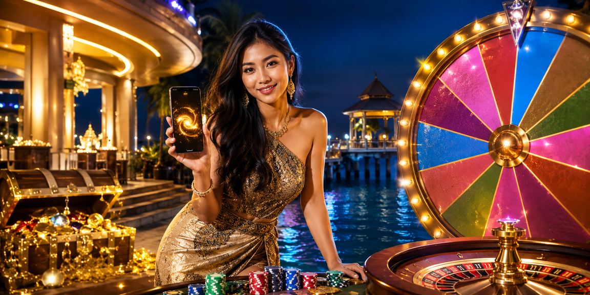 Permainan roulette gaya Melayu dari Terengganu dengan peniaga langsung profesional